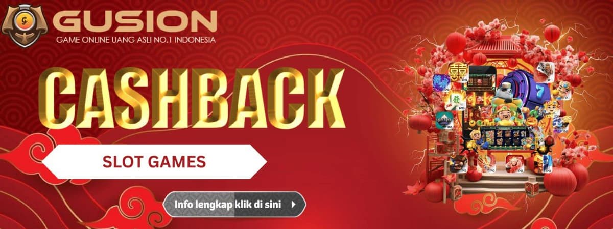 Promo BONUS MINGGUAN CASHBACK 3% KHUSUS GAMESLOT