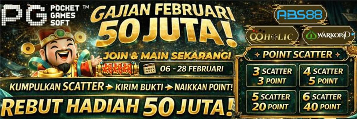 GAJIAN FEBRUARI PG SOFT Banner