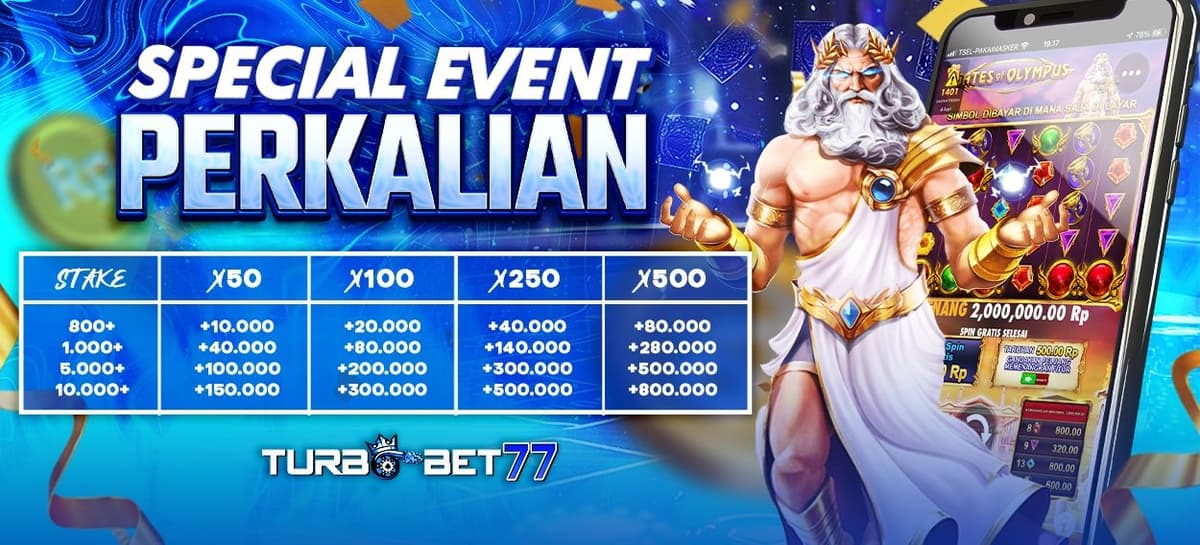 Promo BONUS PERKALIAN OLYMPUS , STARLIGHT , GATOT KACA TURBOBET77