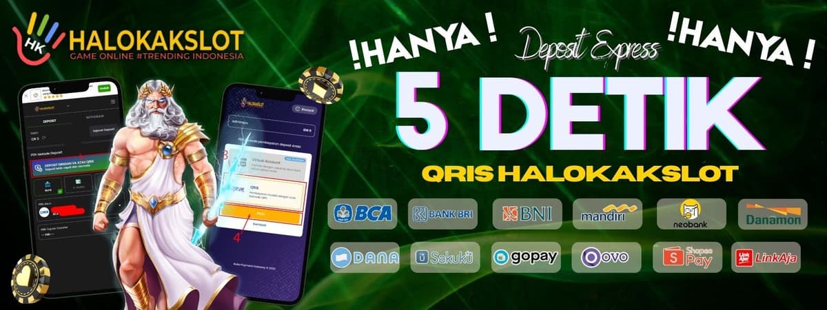 QRIS HALOKAKSLOT Banner