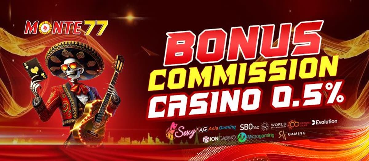 Promo KOMISI CASINO 0.5%