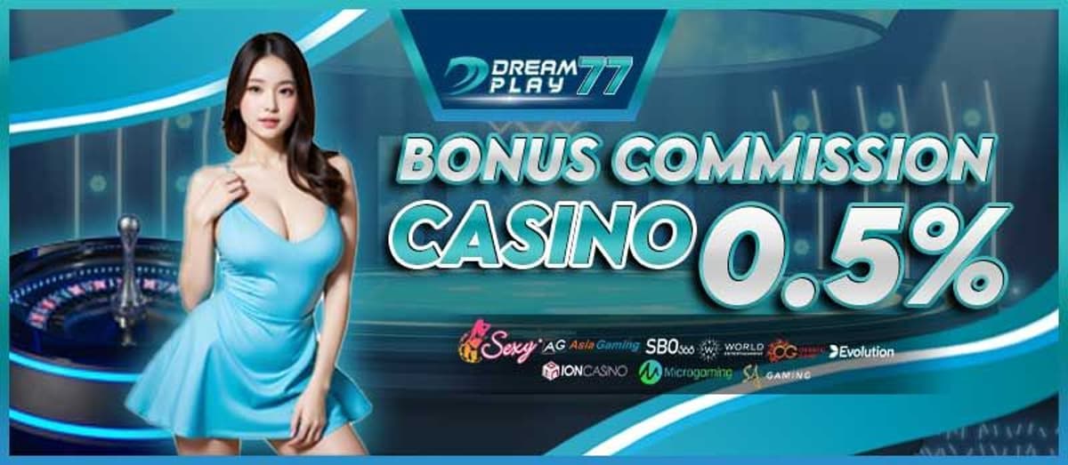 Promo KOMISI CASINO 0.5%