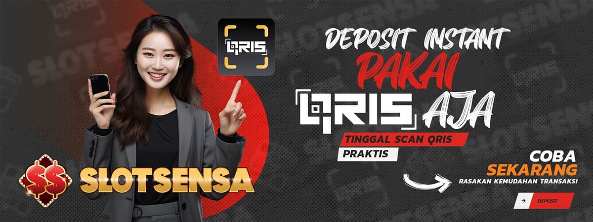 SLOTSENSA DEPOSIT QRIS Banner