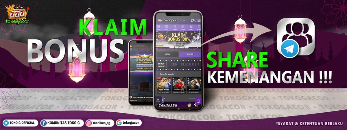 BONUS SHARE KEMENANGAN Banner