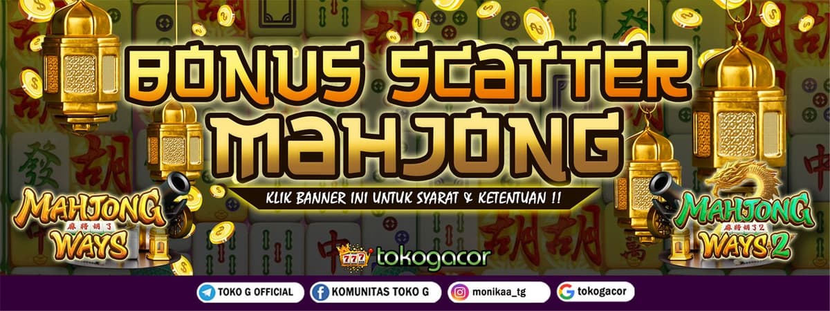 BONUS SCATTER MAHJONG Banner