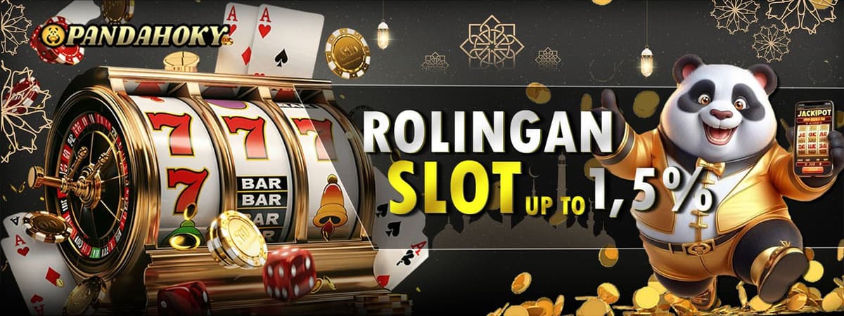 BONUS ROLLINGAN SLOT UP TO 1.5% Banner