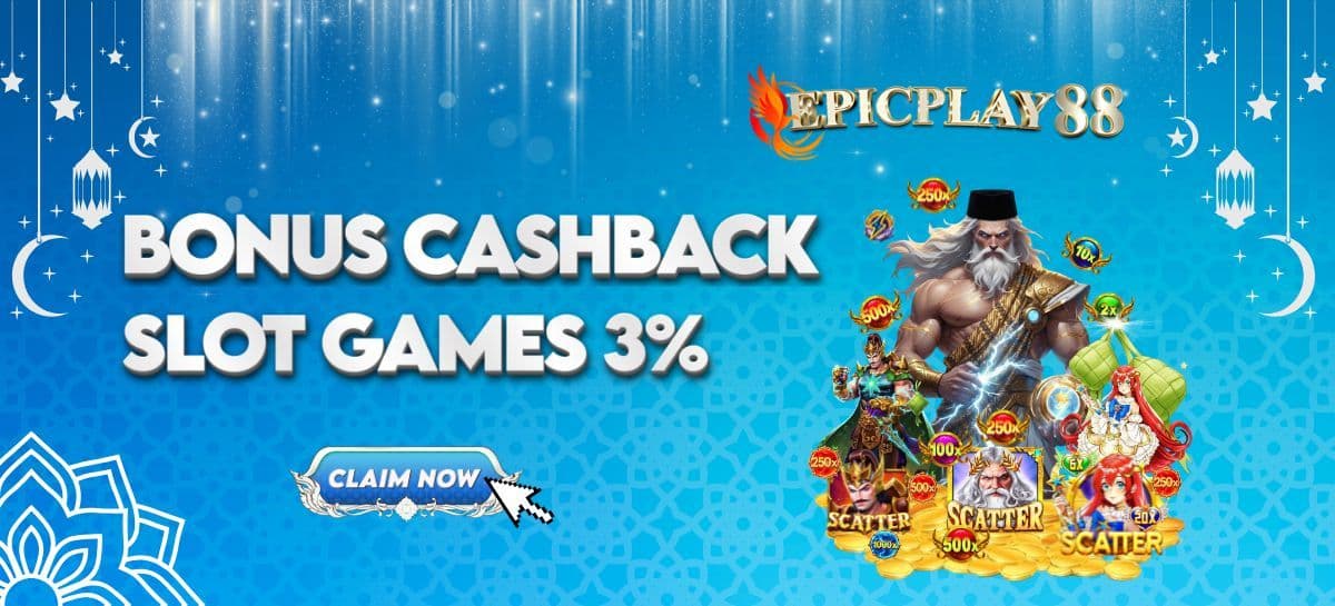 Promo CASHBACK 3% KHUSUS SLOT SELAMA 1 MINGGU