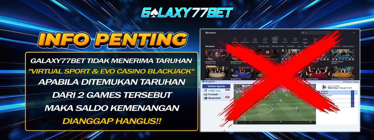 VIRTUAL SPORT & EVO BLACKJACK Banner