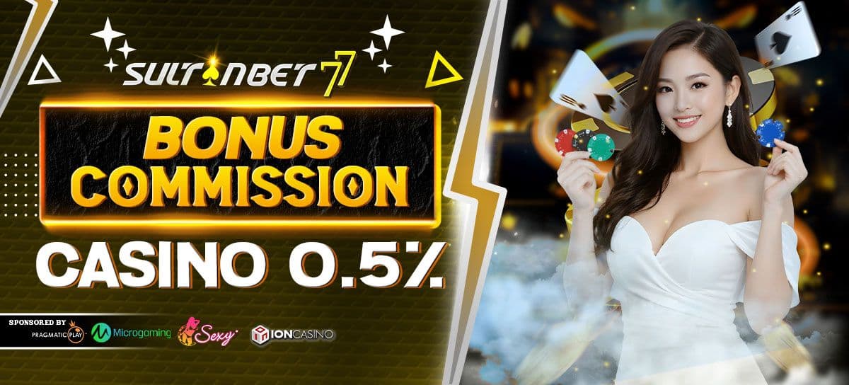 Promo KOMISI CASINO 0.5%