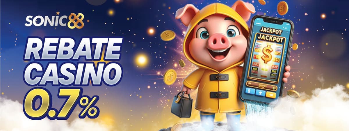 Rebate Live Casino Banner