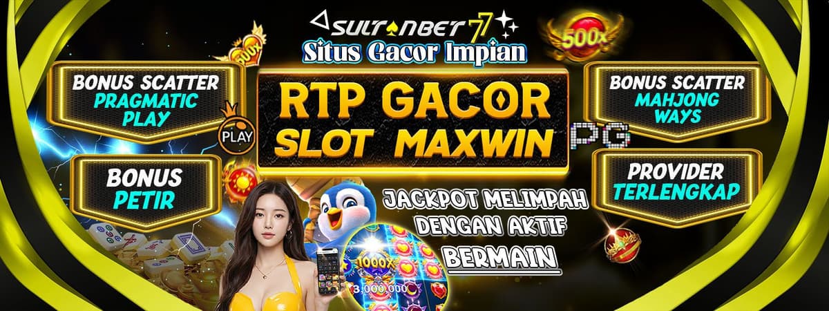 SLOT GACOR SULTANBET77 Banner