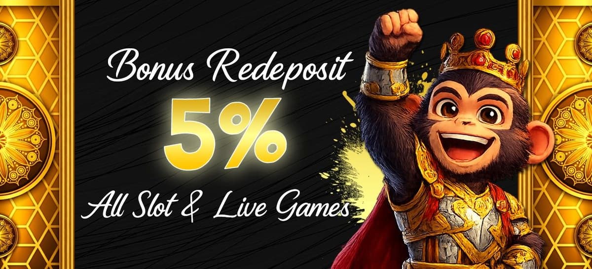 Promo Bonus Deposit 5% (Total 1 Juta)