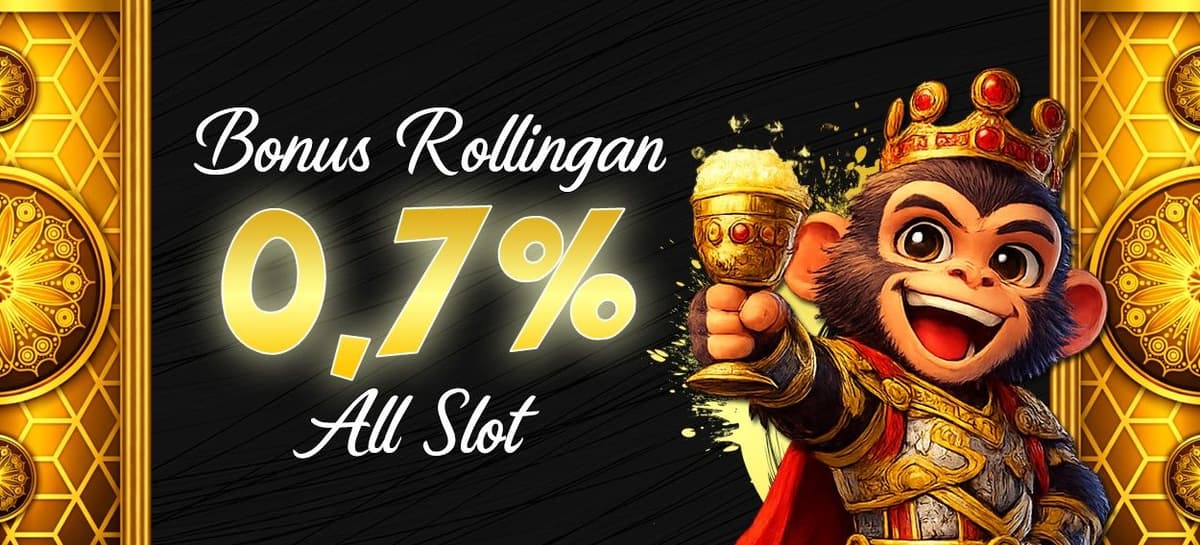 Promo Bonus Rollingan Slot Games 0.7%