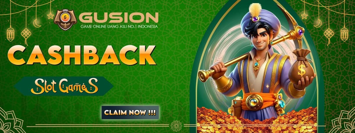 Promo BONUS MINGGUAN CASHBACK 3% KHUSUS GAMESLOT