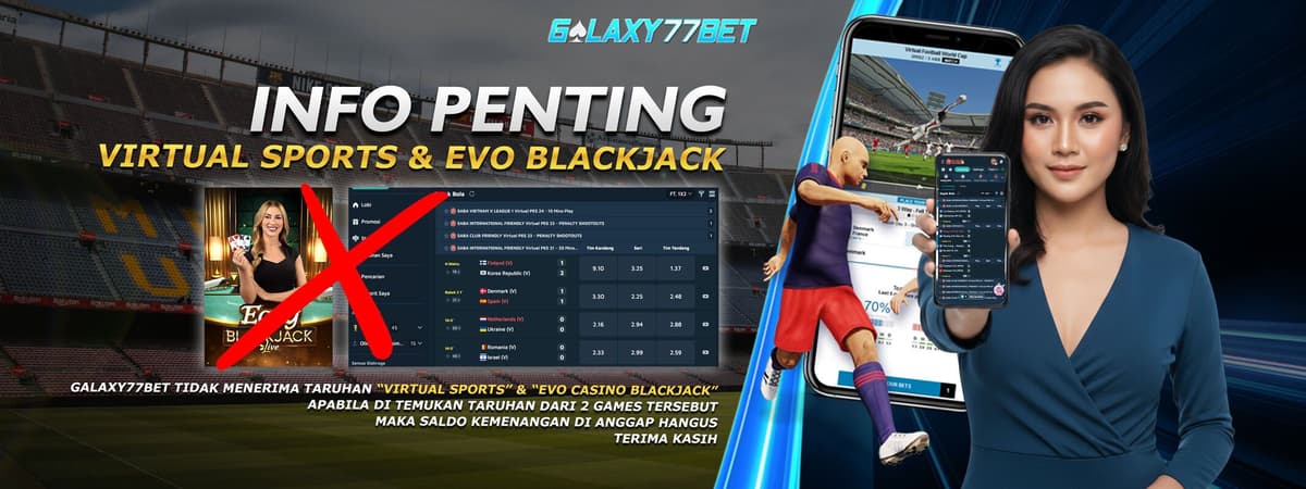 VIRTUAL SPORT & EVO BLACKJACK Banner