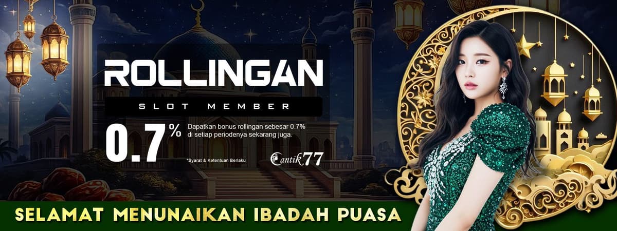 Promo BONUS ROLLINGAN SLOT 0.7%