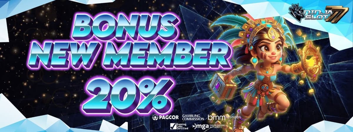 Promo BONUS NEW MEMBER 20%