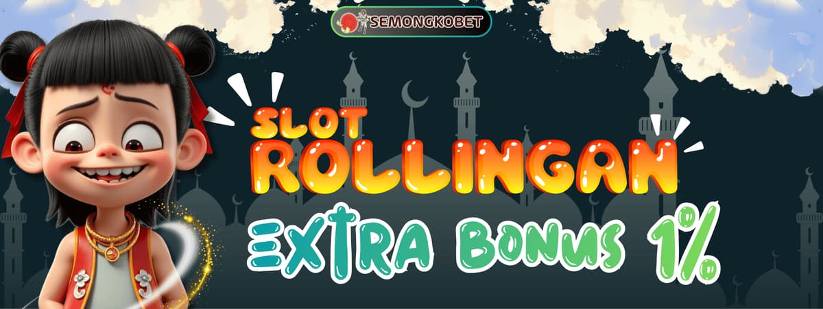 Promo BONUS ROLLINGAN SLOT 1% 