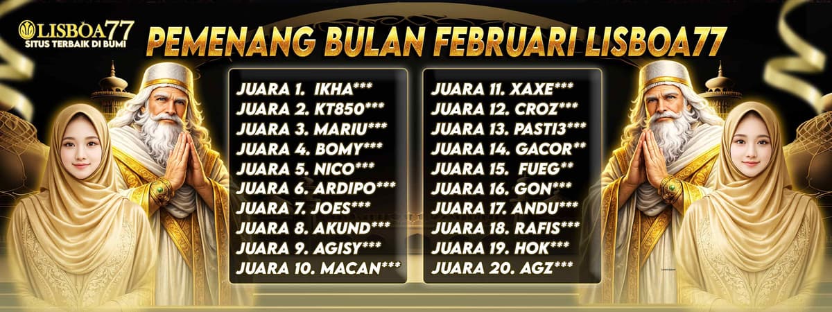PEMENANG EVENT FEBRUARI Banner
