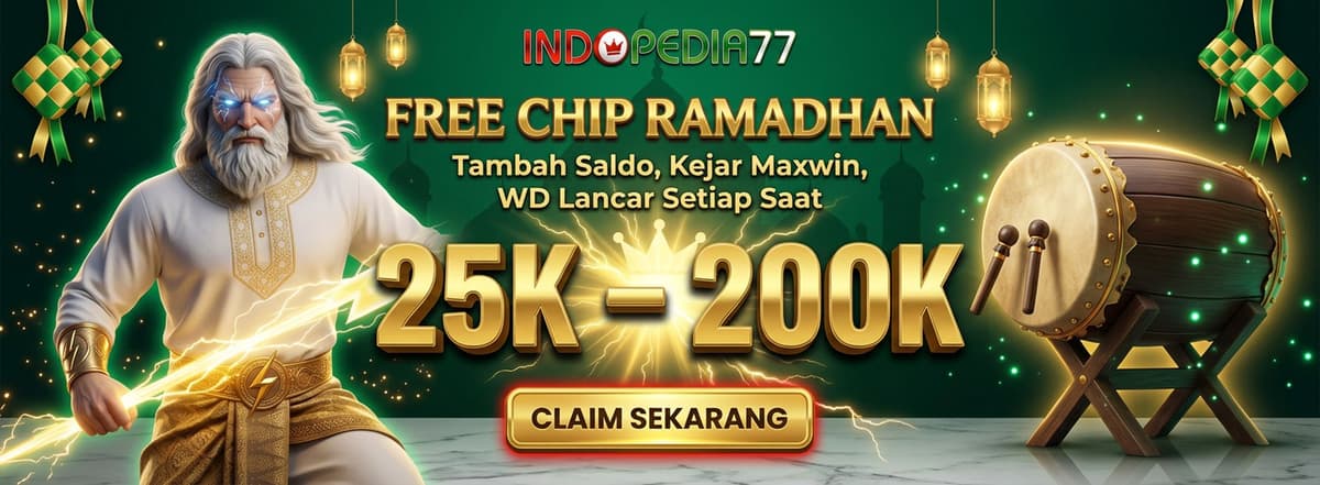 Promo BONUS FREECHIP INDOPEDIA77