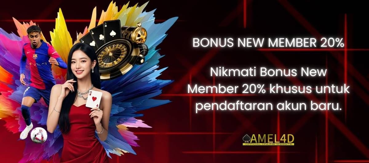 Promo Bonus New Member 20%