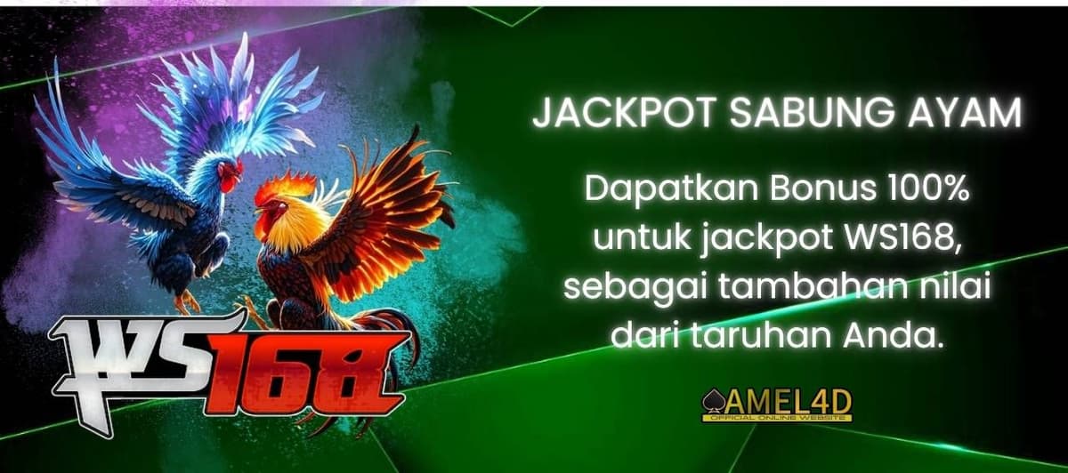 Promo JACKPOT SABUNG AYAM 100%