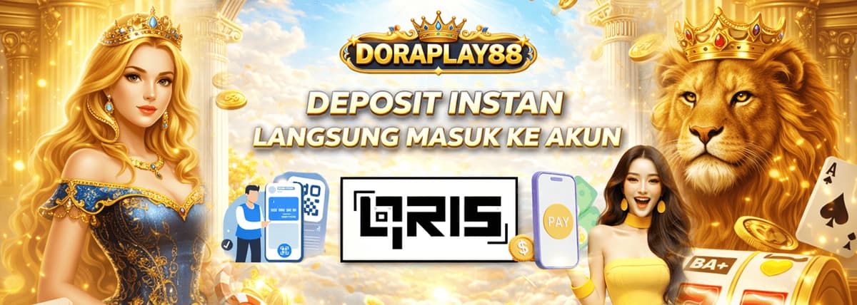 deposit QRIS - Doraplay88 Banner