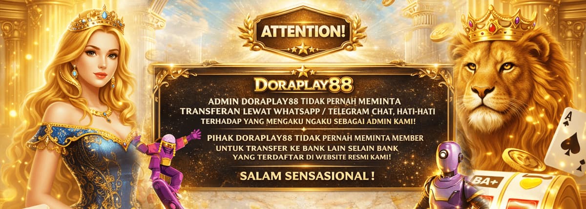 Attention - Doraplay88 Banner