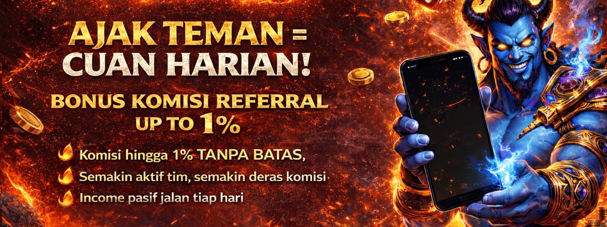 BONUS REFERRAL Gameland88 Banner