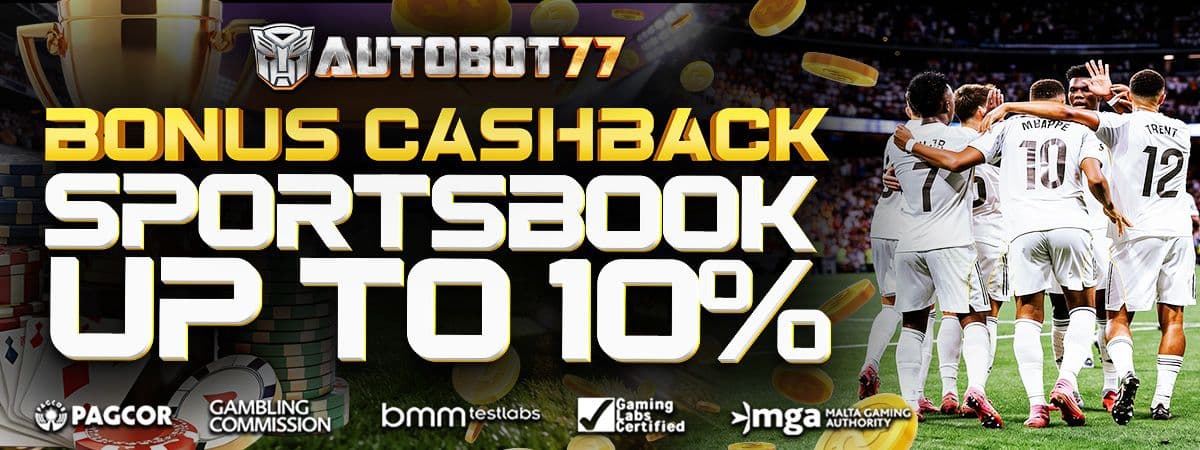 Promo BONUS CASHBACK SPORTSBOOK UP TO 10%
