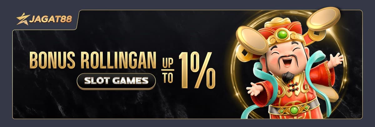Promo BONUS ROLLINGAN UP TO 1% SLOT