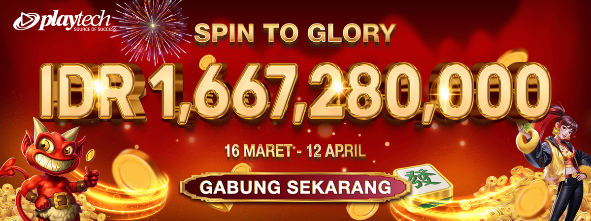 Playtech - Spin to Glory  Banner