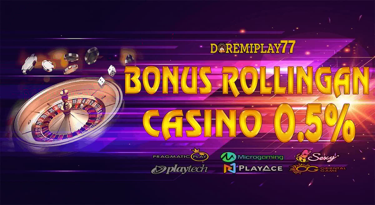 Promo KOMISI CASINO 0.5%
