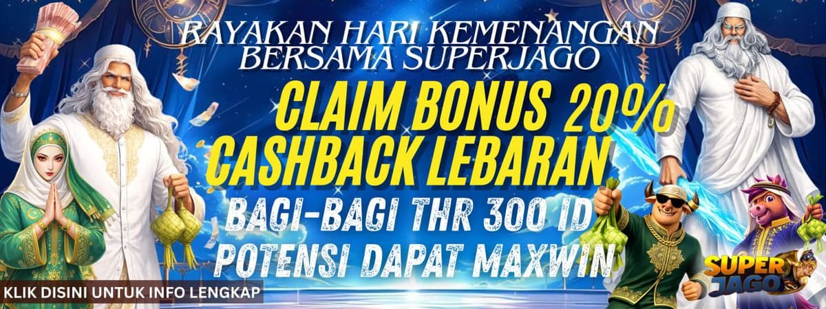 CASHBACK LEBARAN 20% BAGI MEMBER SETIA!