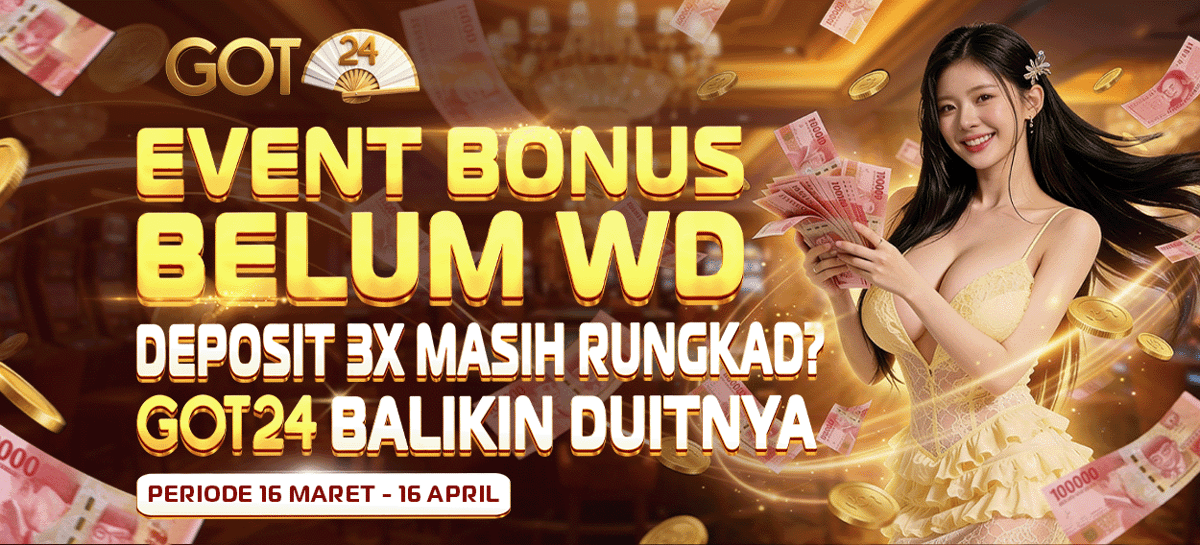Promo BONUS BELUM WITHDRAW