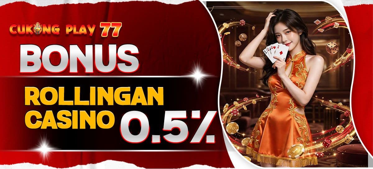 Promo KOMISI CASINO 0.5%