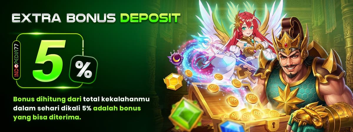BONUS DEPOSIT 5% Banner