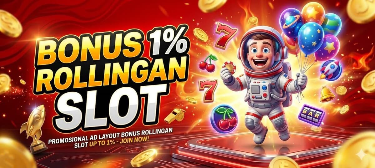 BONUS ROLLINGAN SLOT ONLINE 1%
