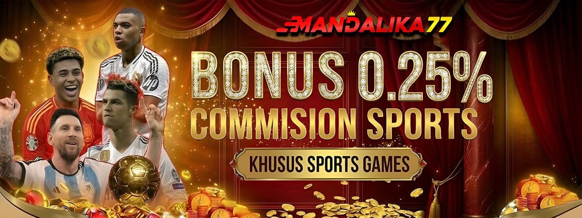 Promo KOMISI SPORTS 0.25%