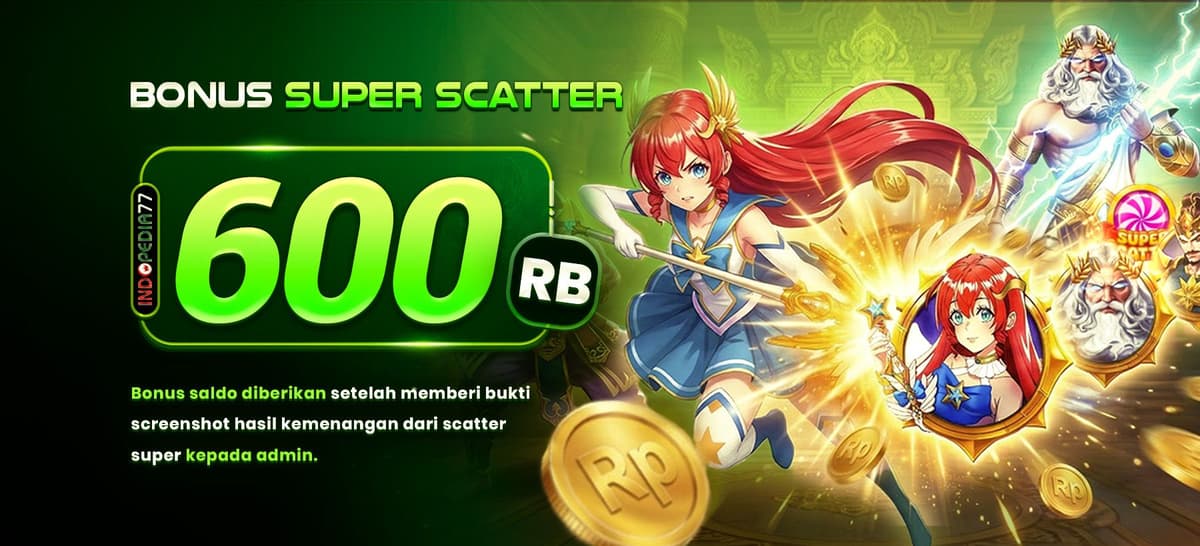 Promo BONUS SCATTER GATES OF OLYMPUS & SWEET BONANZA SUPER SCATTER