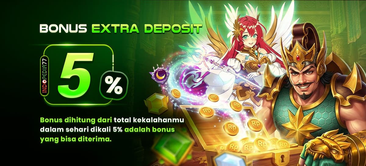 Promo BONUS DEPOSIT HARIAN 5%