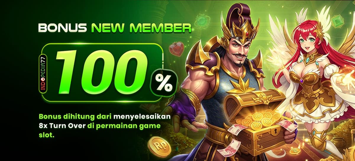 Promo BONUS NEW MEMBER 100% 