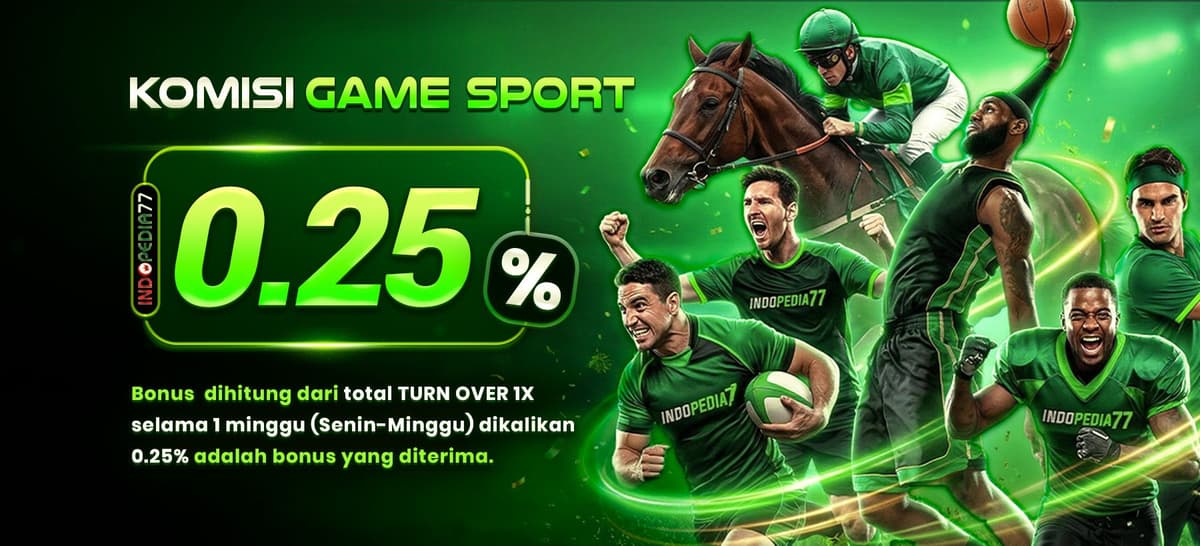 Promo KOMISI SPORTS 0.25%
