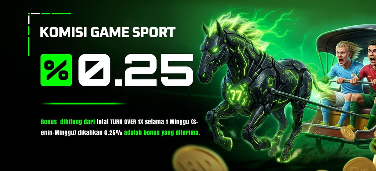 Promo KOMISI SPORTS 0.25%