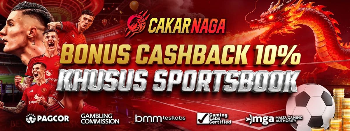 BONUS CASHBACK SPORTSBOOK UP TO 10%