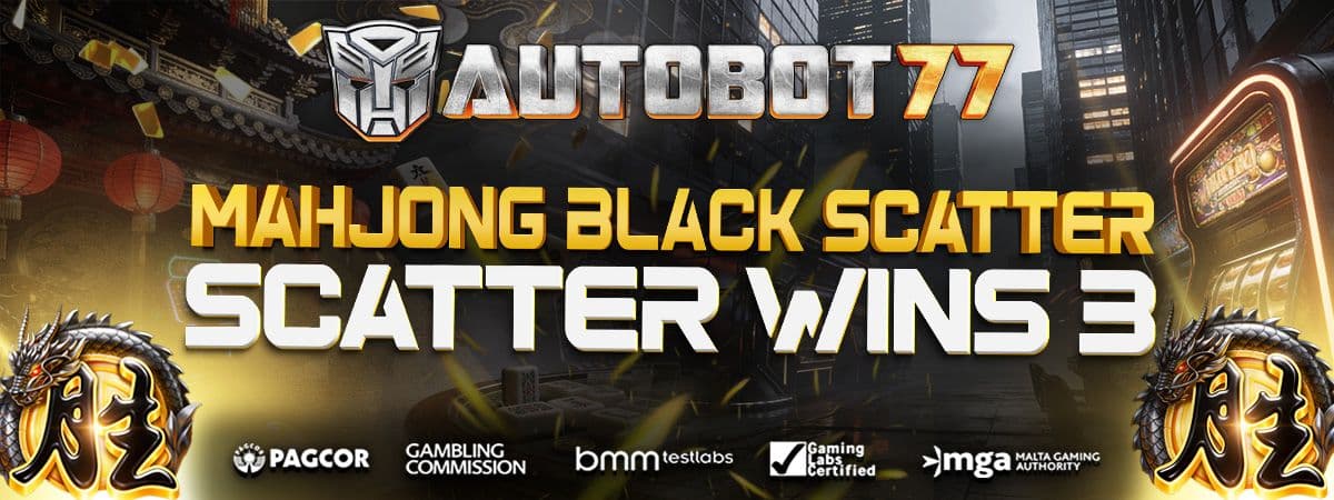 Promo MAHJONG BLACK SCATTER WINS 3 !!!