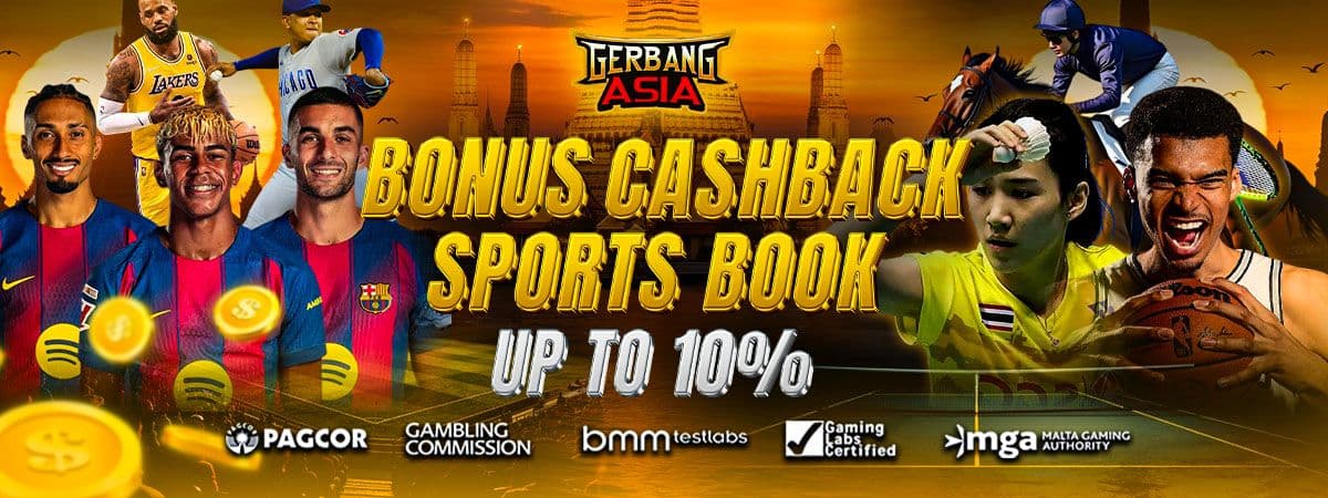 Promo BONUS CASHBACK SPORTSBOOK UP TO 10%