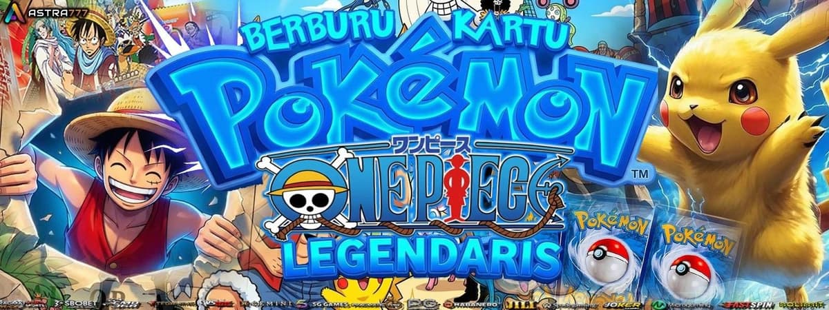 BERBURU KARTU POKEMON X ONE PIECE Banner