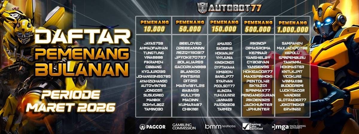 DAFTAR PEMENANG	 Banner