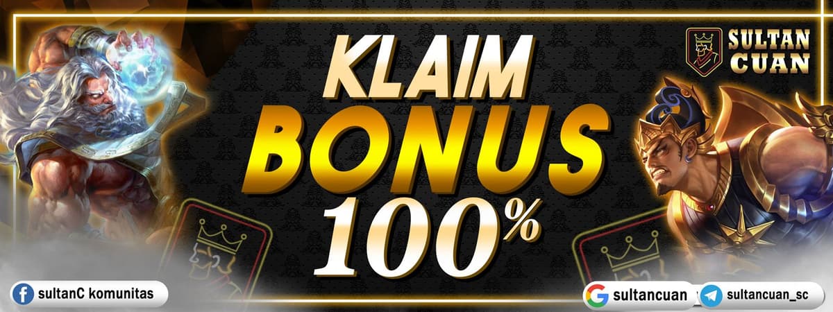 CLAIM BONUS 100% Banner